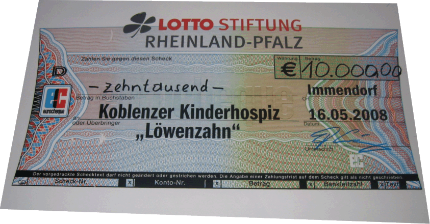 Der Erls zu Gunsten des Kinderhospiz Koblenz