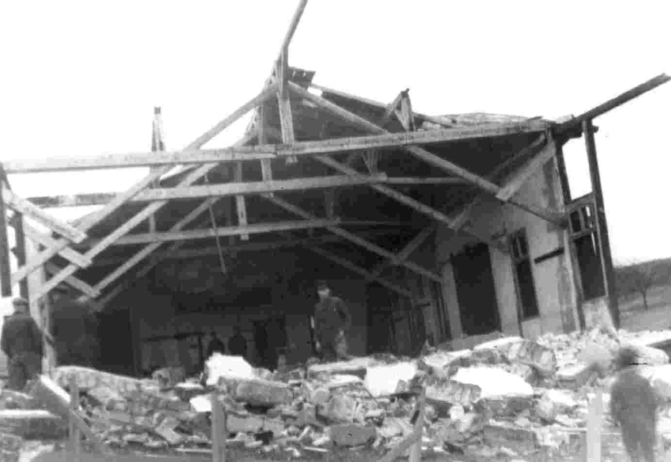 zersrte Turnhalle 1930